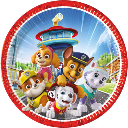 Feestbazaar Borden Paw Patrol Rescue Heroes 23cm (8st)