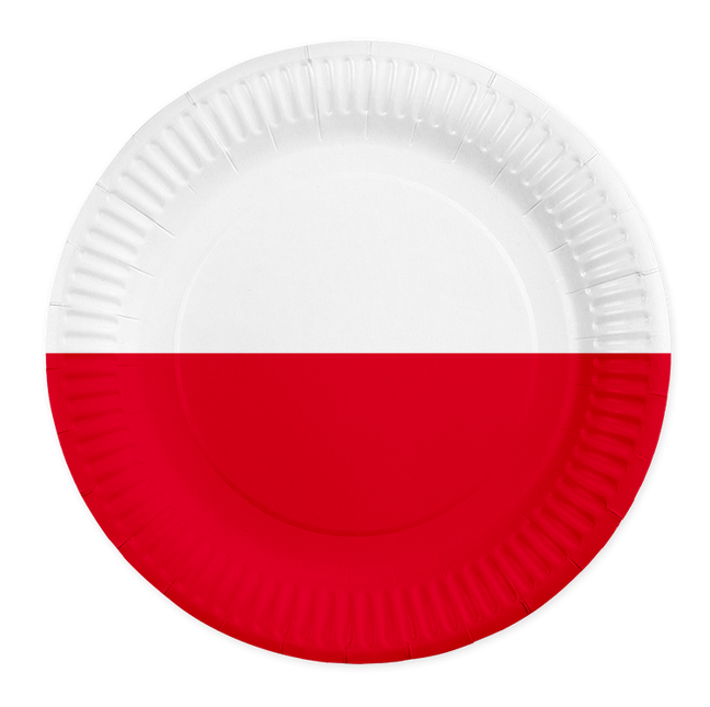Feestbazaar Borden Polen 23cm (8st)