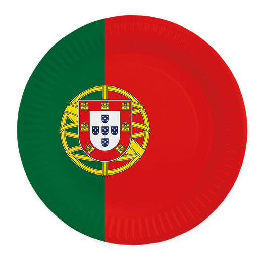 Feestbazaar Borden Portugal 23cm (8st)