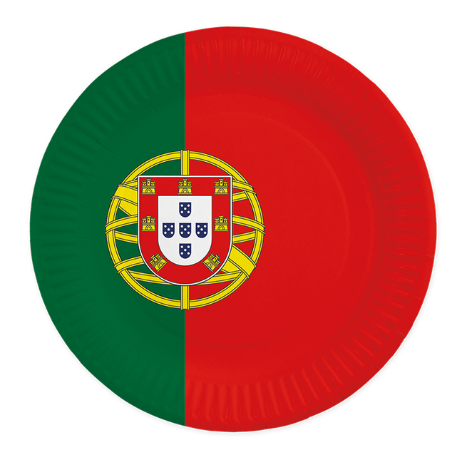 Feestbazaar Borden Portugal 23cm (8st)