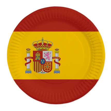 Feestbazaar Borden Spanje 23cm (8st)