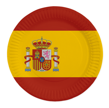 Feestbazaar Borden Spanje 23cm (8st)