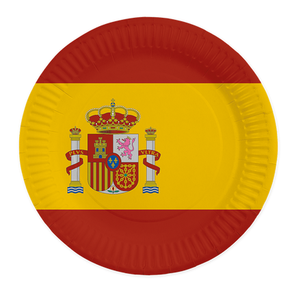 Feestbazaar Borden Spanje 23cm (8st)