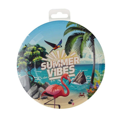 Feestbazaar Borden Summer vibes Hawaii (8st)