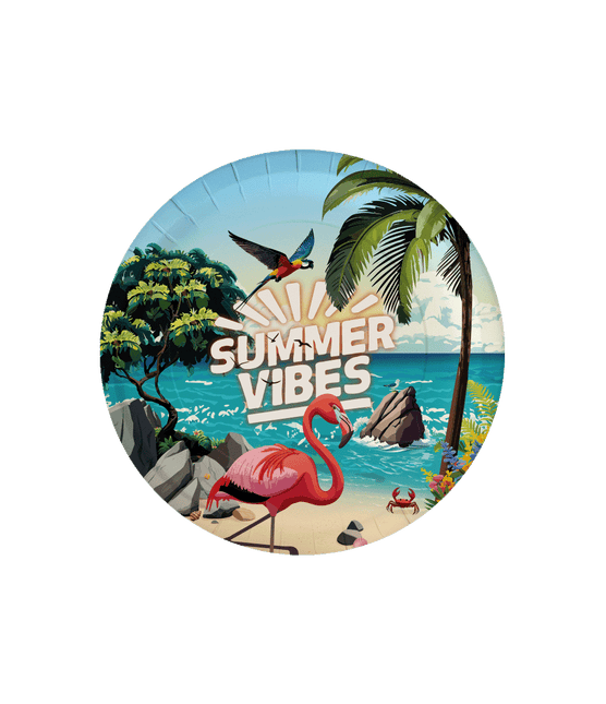 Feestbazaar Borden Summer vibes Hawaii (8st)