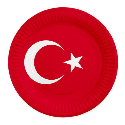 Feestbazaar Borden Turkije 23cm (8st)