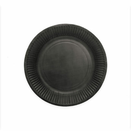 Feestbazaar Borden Zwart 23cm (16st)