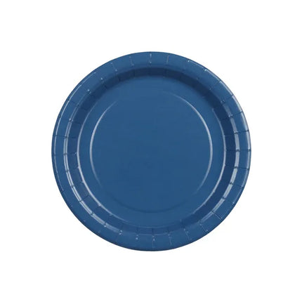 Feestbazaar Bordjes Donkerblauw 18cm (6st)