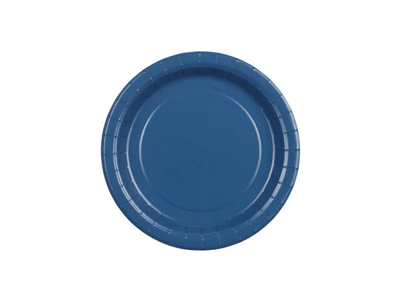 Feestbazaar Bordjes Donkerblauw 18cm (6st)