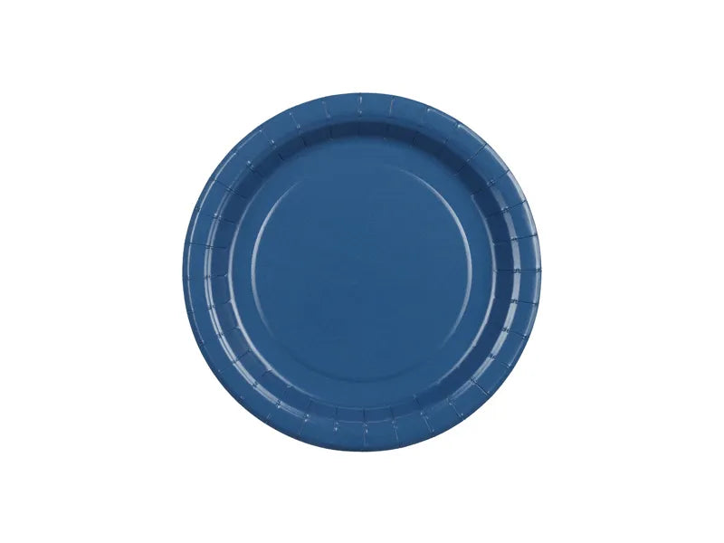 Feestbazaar Bordjes Donkerblauw 18cm (6st)