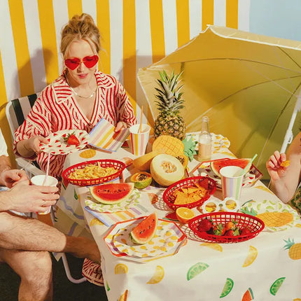 Feestbazaar Bordjes Fruit Tropical (6st)