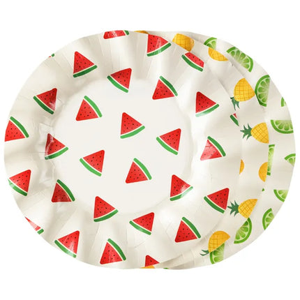 Feestbazaar Bordjes Fruit Tropical (6st)