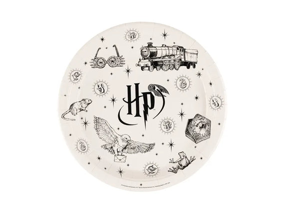 Feestbazaar Bordjes Harry Potter Magische Illustraties (6st)