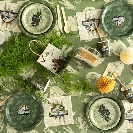 Feestbazaar Bordjes Jurassic World (6st)
