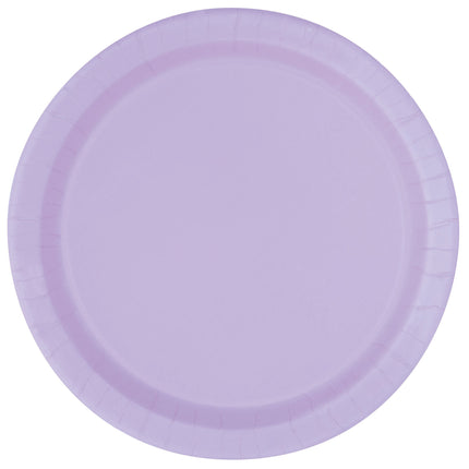Feestbazaar Bordjes Lavendel 18cm (20st)