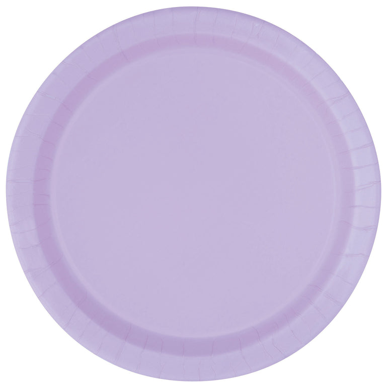 Feestbazaar Bordjes Lavendel 18cm (20st)
