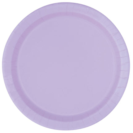 Feestbazaar Bordjes Lavendel 18cm (20st)