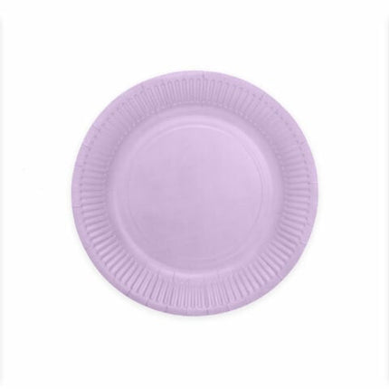 Feestbazaar Bordjes Lavendel 8st (23cm)