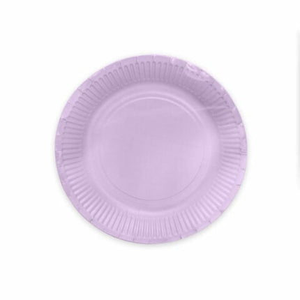 Feestbazaar Bordjes Lavendel 8st (23cm)