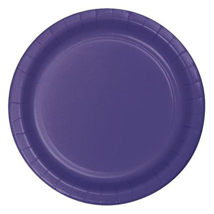 Feestbazaar Bordjes Paars 23cm (8st)