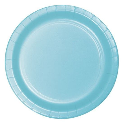 Feestbazaar Bordjes Pastel Blauw 23cm (8st)