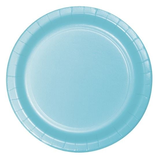 Feestbazaar Bordjes Pastel Blauw 23cm (8st)