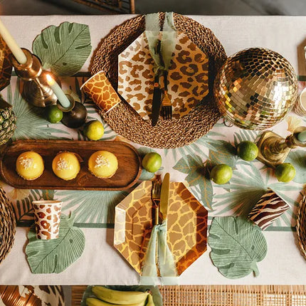 Feestbazaar Bordjes Safari (6st)