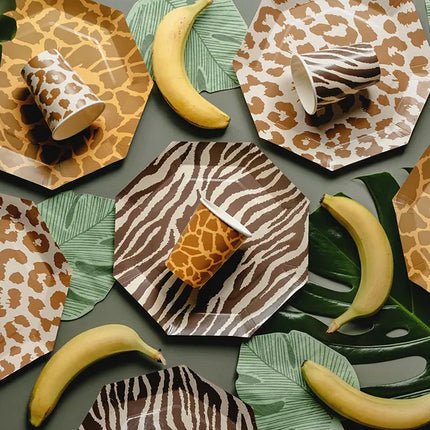 Feestbazaar Bordjes Safari (6st)