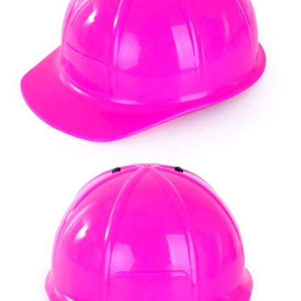 Feestbazaar Bouwhelm Roze Verstelbaar