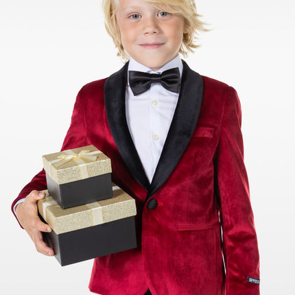 Feestbazaar Boys Dinner Colbert Burgundy Deluxe