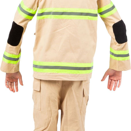 Feestbazaar Brandweer Kostuum Beige Kind Blaze