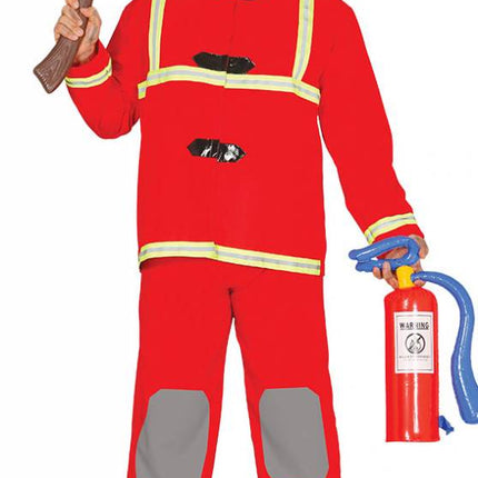 Feestbazaar Brandweer kostuum man