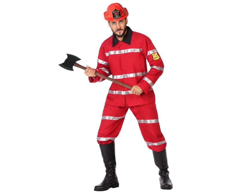 Feestbazaar Brandweer Pak Man Rood