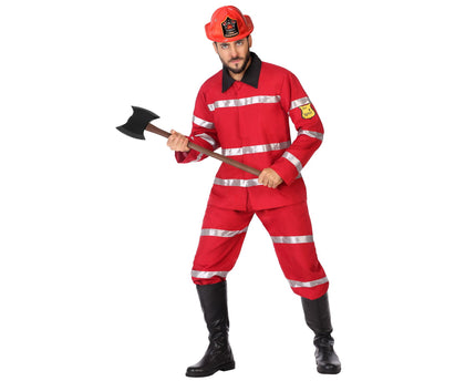 Feestbazaar Brandweer Pak Man Rood