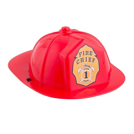 Feestbazaar Brandweerhelm mini met elastiek