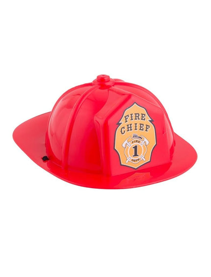 Feestbazaar Brandweerhelm mini met elastiek