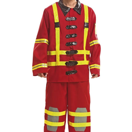Feestbazaar Brandweerpak Mannen Titan Rood