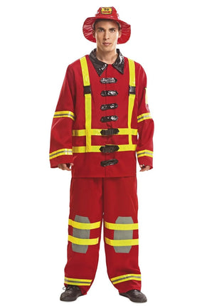 Feestbazaar Brandweerpak Mannen Titan Rood