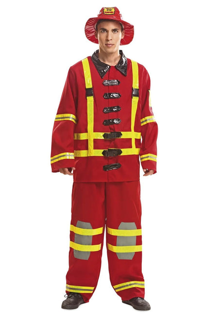 Feestbazaar Brandweerpak Mannen Titan Rood