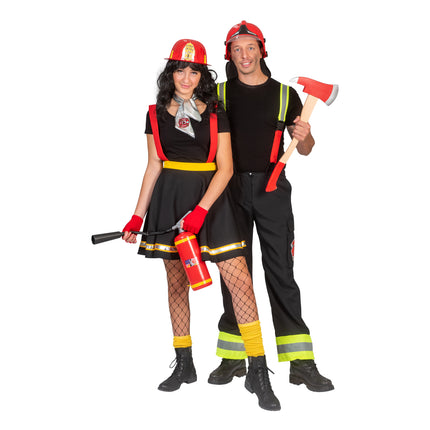 Feestbazaar Brandweervrouw Set Fabienne
