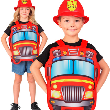 Feestbazaar Brandweerwagen pak kind