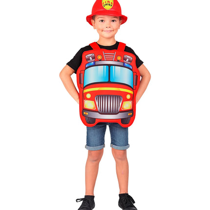 Feestbazaar Brandweerwagen pak kind