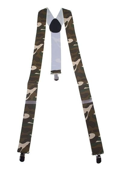 Feestbazaar Bretels Camouflage Leger