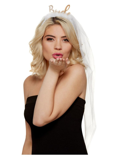 Feestbazaar Bride Tiara Met Sluier