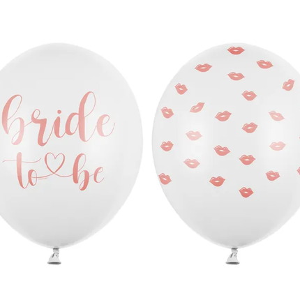Feestbazaar Bride To Be Ballonnen Kisses (50st)
