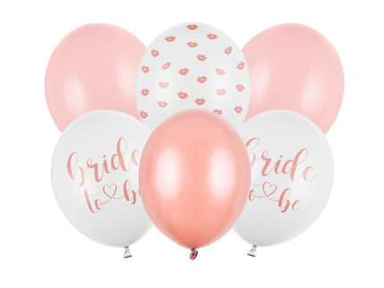 Feestbazaar Bride To Be Ballonnen Lovely Mix (6st)