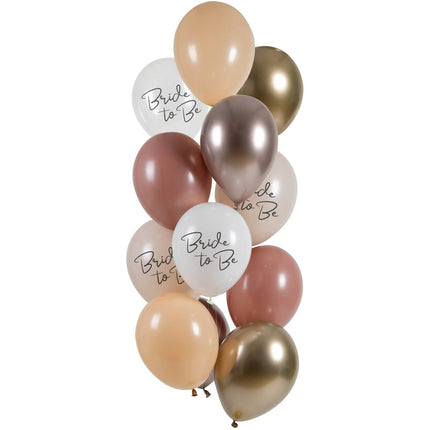 Feestbazaar Bride To Be Ballonnenmix 12st (33cm)