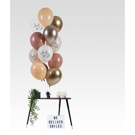 Feestbazaar Bride To Be Ballonnenmix 12st (33cm)