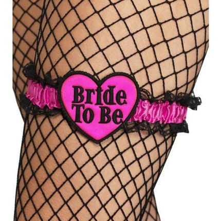 Feestbazaar Bride to Be kousenband