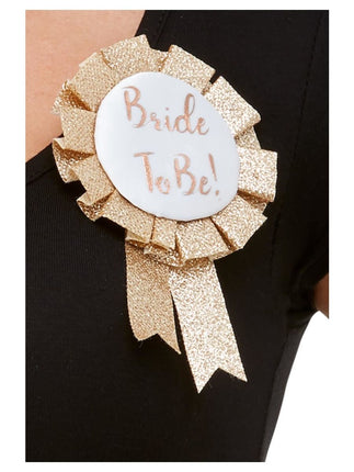 Feestbazaar Bride To Be Rozet Rose Goud